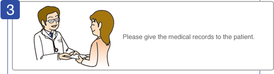 Please give the medical records to the patient.